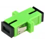 Adapter światłowodowy Alantec FOA-SCA-SMS — sprzęgło simpleks SM SC/APC na SC/UPC, 2,5 mm, zielony
