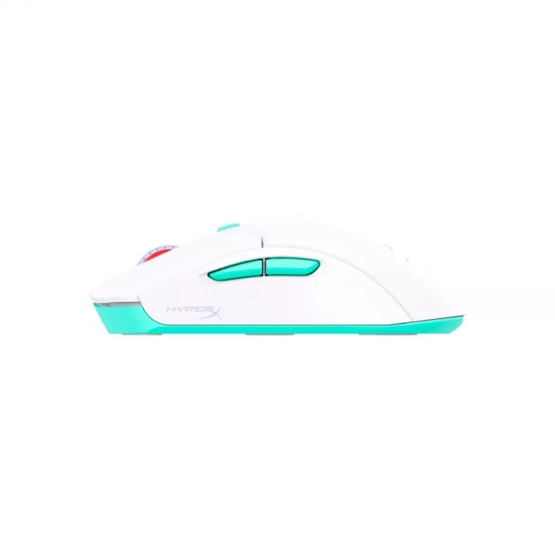 HyperX Pulsefire Haste 2 Core Wls - Mysz gamingowa (biały/zielony/fioletowy)