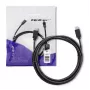 Kabel USB 3.1 Type-C męski - Type-C męski to produkt Qoltec z naszej oferty kabli USB. Cechy: czarne wykończenie, waga 0,0865, typ: kabel.