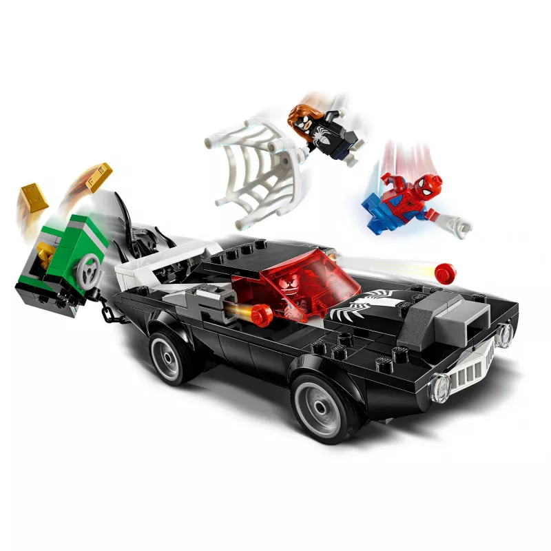 Zestaw konstrukcyjny LEGO Marvel Super Heroes Spider-Man vs. Venom Muscle Car 76309 — 254 elementy, 3 minifigurki, wiek 7+