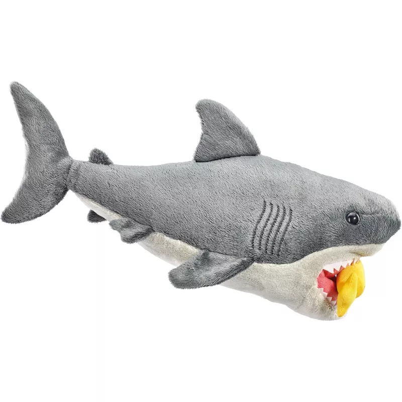 Pluszowa zabawka Schmidt Spiele The biały Shark pluszowa figura, model 42841, wypchane zwierzę