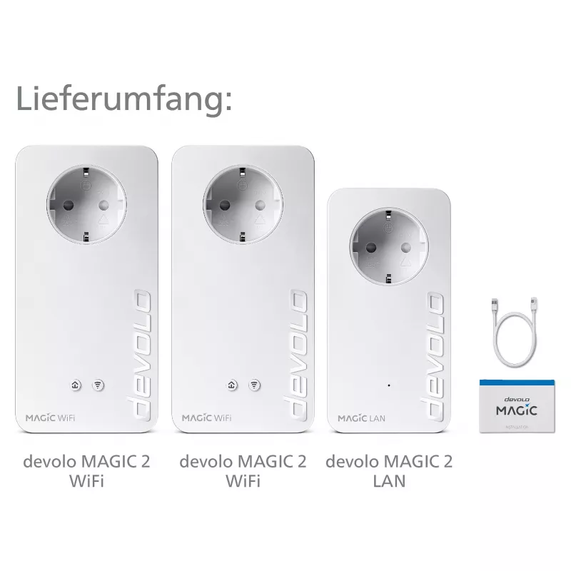 Zestaw Multiroom Magic 2 WiFi next, 3 adaptery Powerline