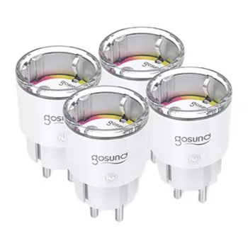 Inteligentne gniazdko Gosund EP2-Z 10A — zestaw czterech sztuk do sterowania ZigBee