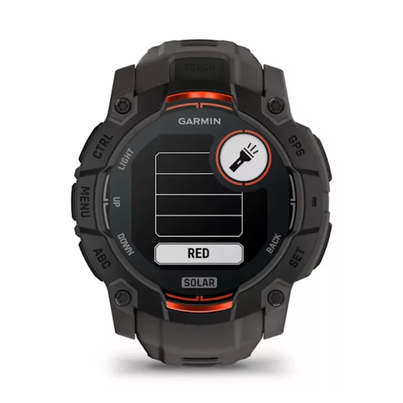 Garmin Instinct 3 Solar GPS Smartwatch 1,3-calowy MIP 176x176 dotykowy czarny