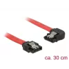 Kabel SATA DeLOCK 83963 0,3 m SATA 7-pin Czarny Czerwony