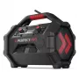 Przenośne radio budowlane PerfectPro ROCKTAGON 18V — zasilane bateriami radio na plac budowy