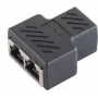 Złącze przewodowe S/CONN 08-01040 2 x RJ-45 Czarny