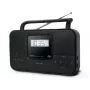 Przenośne radio muse M-087 MB — odbiornik FM, wejście AUX, wyjście słuchawkowe, zasilane bateriami