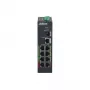 Switch DAHUA DH-LR2110-8ET-120 L2 8x Fast Ethernet (10/100) PoE, 48–57V, 8,8 Gbit/s, MAC 8000, czarny