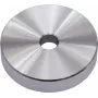 Omnitronic Puck Pojedyncze Złącze — aluminium srebrne, jednokanałowe złącze audio