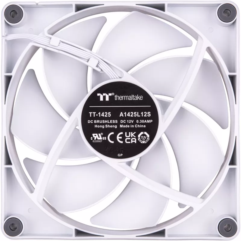 Thermaltake CT120 Wentylatory obudowy 120 mm, białe, 2 szt.