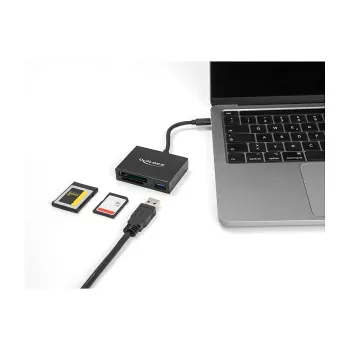 DeLOCK czytnik kart USB-C do kart pamięci XQD i SD USB 5 Gb/s