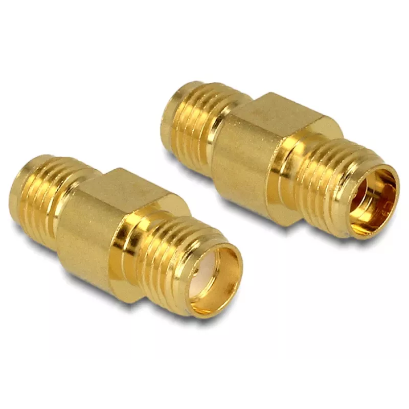 DeLOCK - Adapter antenowy - SMA (W) - SMA (W) (88478)