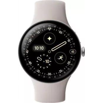 Google Pixel Watch 4 - 45 mm - Aluminiowy srebrny polerowany (GA10844-EU)