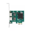 Karta DeLOCK PCI Express x1 2 x RJ45 Gigabit LAN BCM Szara
