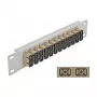 Fiber Optic Patch Panel DeLOCK 10 cali 12 portów SC Duplex Beżowy 1U Szary