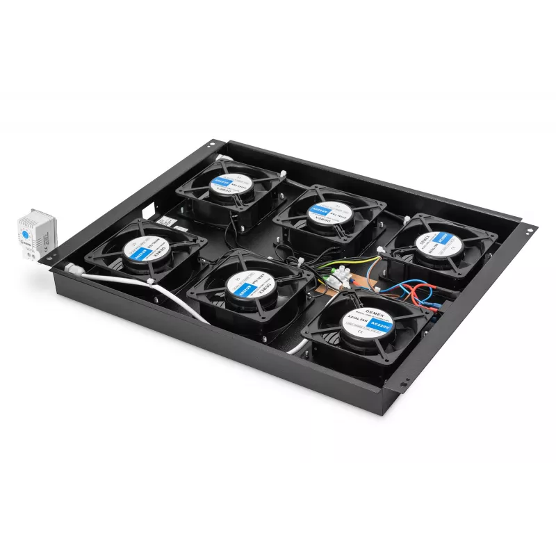 Digitus DN-19 FAN-6-SRV-B Produkt Czarny