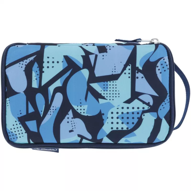 Piórnik Herlitz 2 Go CamoBlue Poliester Niebieski 210x130x60mm