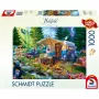 Puzzle 1000 elementów, schmidt spiele — Jeff Haynie: Z karawaną w górach
