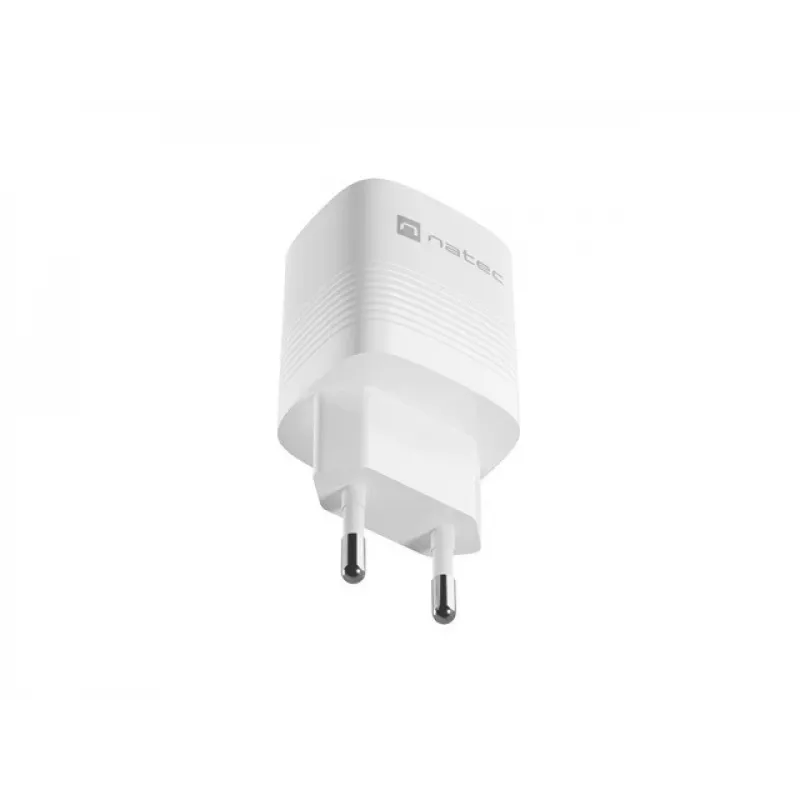 Przewodowa ładowarka do urządzeń mobilnych NATEC NUC-2140, 30W, USB-C PD 3.0 + USB-A, Samsung AFC, Biała