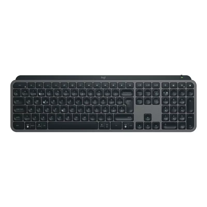 Logitech MX Keys S Klawiatura RF Wireless + Bluetooth QWERTZ Swiss grafit (920-011571)