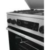 Gorenje GKS5C71XF Wolnostojąca kuchenka z piekarnikiem Srebrny