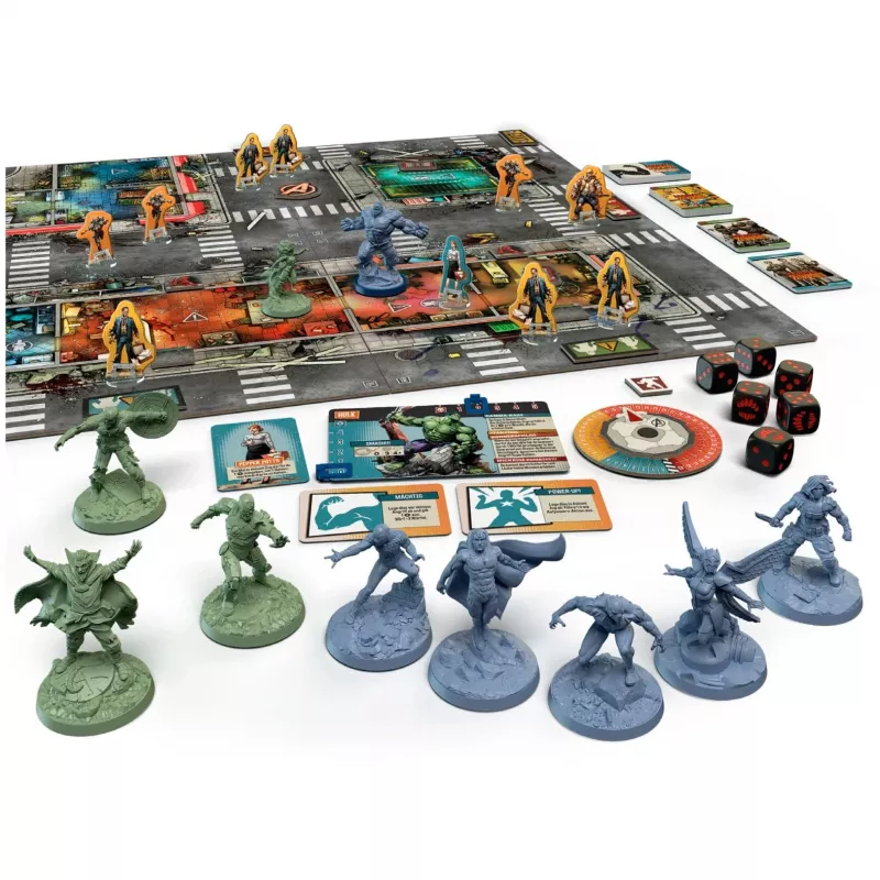 Gra planszowa Asmodee Marvel Zombies Heroes' Resistance — kooperacyjna z miniaturami crossover Zombicide