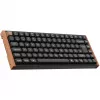 Keychron K2 HE (schwarz/holz, DE-Layout, Gateron Double-Rail Magnetic Nebula, Aluminiumrahmen)