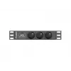 Lanberg PDU-03F-0200-BK Stromverteilereinheit (PDU) 1U Czarny 3 AC-Outputs (PDU-03E-0200-IEC-BK)