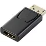 Renkforce RF-5506962 Adapter DisplayPort / HDMI [1x wtyczka DisplayPort - 1x gniazdo HDMI] Czarny Pozłacane styki wtyczki (RF-5506962)