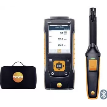 testo Przyrząd do pomiaru dwutlenku węgla 440 Zestaw CO2 0 - 10000 ppm 0563 4405 (0563 4405)
