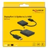 Rozdzielacz wideo DeLOCK 87769 DisplayPort na 2x HDMI