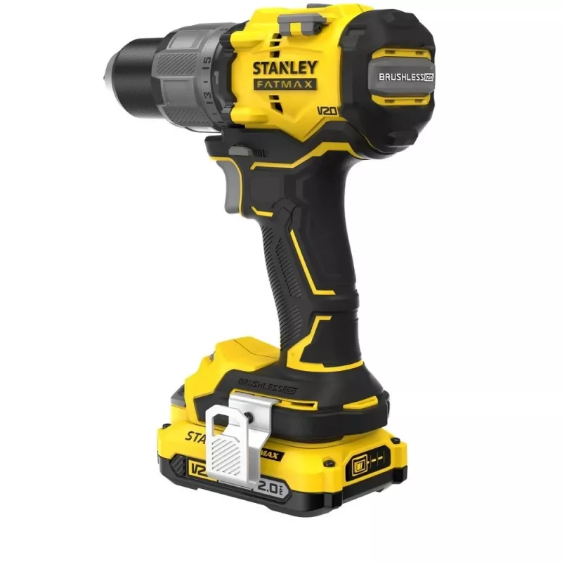 Wiertarko-wkrętarka akumulatorowa STANLEY FatMax V20 SFMCD726D2K 18V, 2x 2Ah Li-Ion, 80 Nm, 2-biegowa, LED