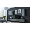 Cama Szafka VIGO 90 pełna 90/35/32 szary/szary połysk