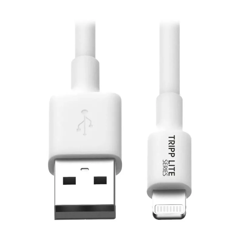 Eaton Tripp Lite Series USB-A to Lightning Sync/Charge Cable (M/M) - MFi Certified, White, 6 ft. (1.8 m) - Daten-/Netzkabel - USB männlich zu Lightnin