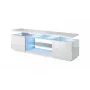 szafka RTV EVA 180x40x56 biały/biały połysk