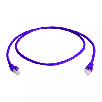 Kabel sieciowy Telegärtner CAT6a 5 m liliowy S/FTP