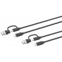 Kabel USB 3.2 Gen 1 (3.1 Gen 1) Speedlink SL-460101-BK, 3 m, USB A/USB C na USB C, czarny