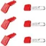 KNIPEX KN 00 63 06 TCR - 3 sztuki ColorClip czerwony + klips TetheredTool (00 63 06 TCR)