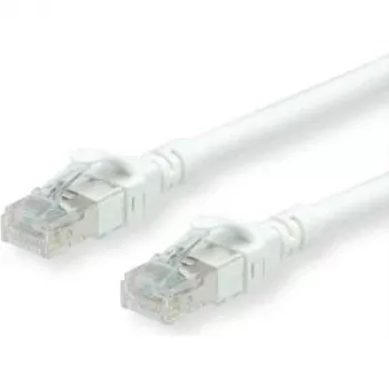 ROLINE - Patch-kabel - RJ-45 (M) to RJ-45 (M) - 5 m - UTP - CAT 6 - bezhalogenowy, Moulded, Stranded - Biały (21.15.2565)