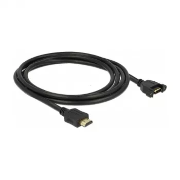 Kabel HDMI DeLOCK 85464 2m HDMI Typ A Standard Czarny