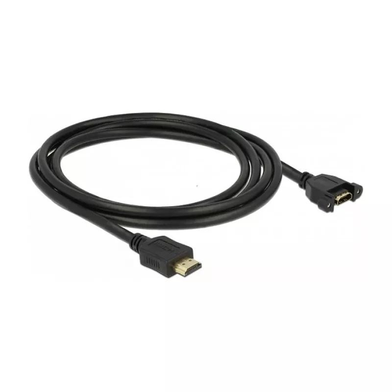 Kabel HDMI DeLOCK 85464 2m HDMI Typ A Standard Czarny