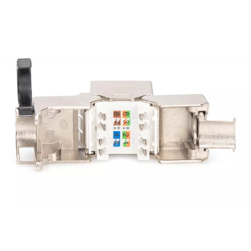 Moduł Keystone Digitus CAT 8.1 RJ-45 Ekranowany Płaski Biały