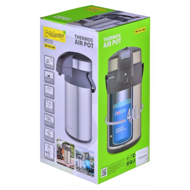 Maestro MR-1637-400-GOLD termos turystyczny, 4 L