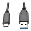 Tripp U428-003-G2 Kabel USB-C na USB-A (wtyk/wtyk) - USB 3.2 Gen 2 (10 Gbit/s) - kompatybilny z Thunderbolt 3 - 0,91 m - 1,83 m - USB C - USB A - USB 3.2 Gen 2 (3.1 Gen 2) - Męski/Męski