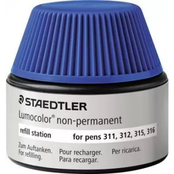 Staedtler Lumocolor 487 15-3 stacja do uzupełniania markerów zmywalnych, niebieska