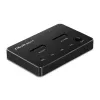 Qoltec 52274 Stacja dokująca do dysków M.2 SSD | NVMe | SATA | USB-C | DUAL 2 x 2TB