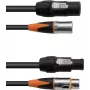 EUROLITE Kombikabel DT-2 DMX IP T-Con 3-pin XLR 5 m — przewód połączeniowy DMX/IP