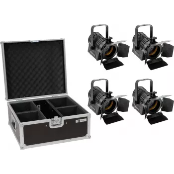 EUROLITE Theater Spot AKKU THA-20PC TRC 4x zasilany bateriami — przenośny reflektor LED