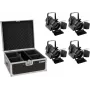 EUROLITE Theater Spot AKKU THA-20PC TRC 4x zasilany bateriami — przenośny reflektor LED